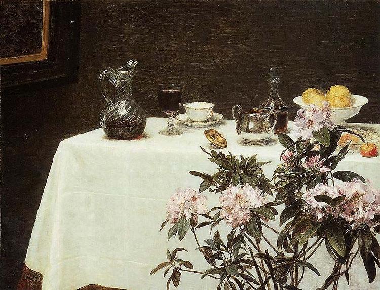 Henri Fantin-Latour Still Life, Corner of a Table, Germany oil painting art
